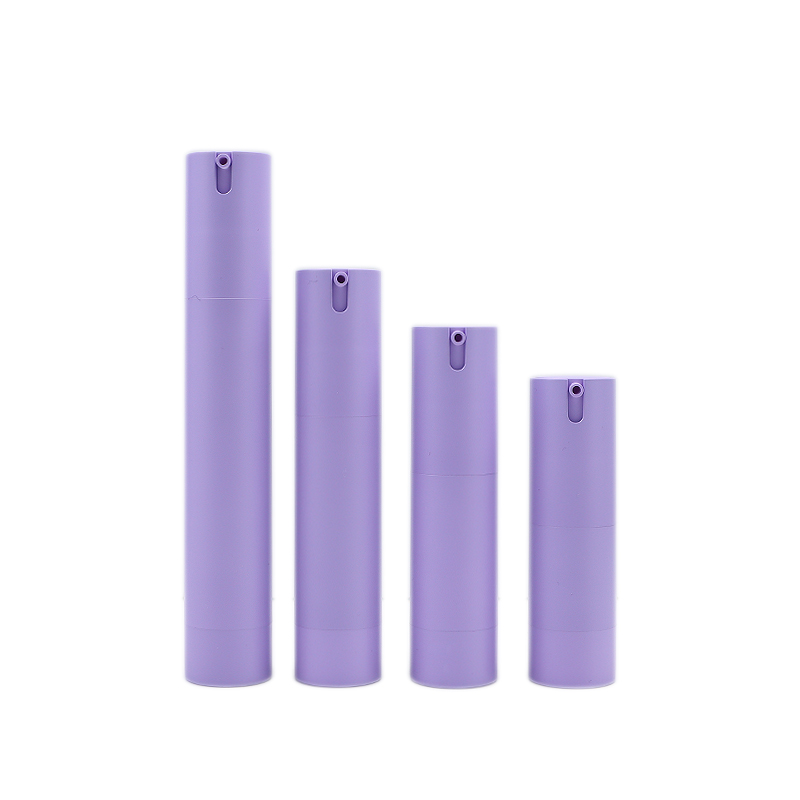 10 ml, 15 ml, 20 ml, 30 ml U-förmige, violette kosmetische Airless-Pressflasche