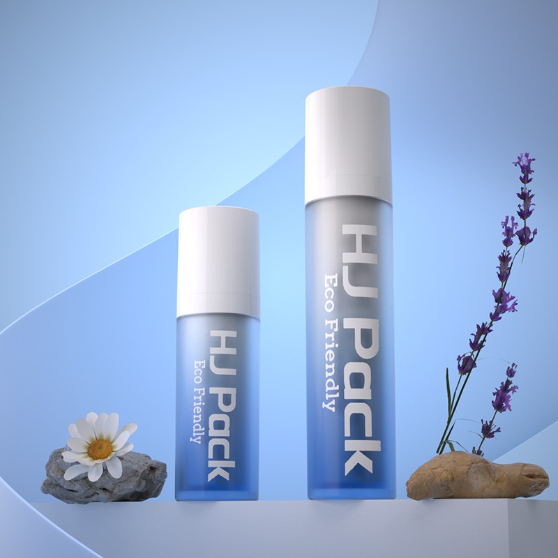 25 mm 10 ml 15 ml rotierende doppelwandige Airless-Flasche, Kosmetikverpackung